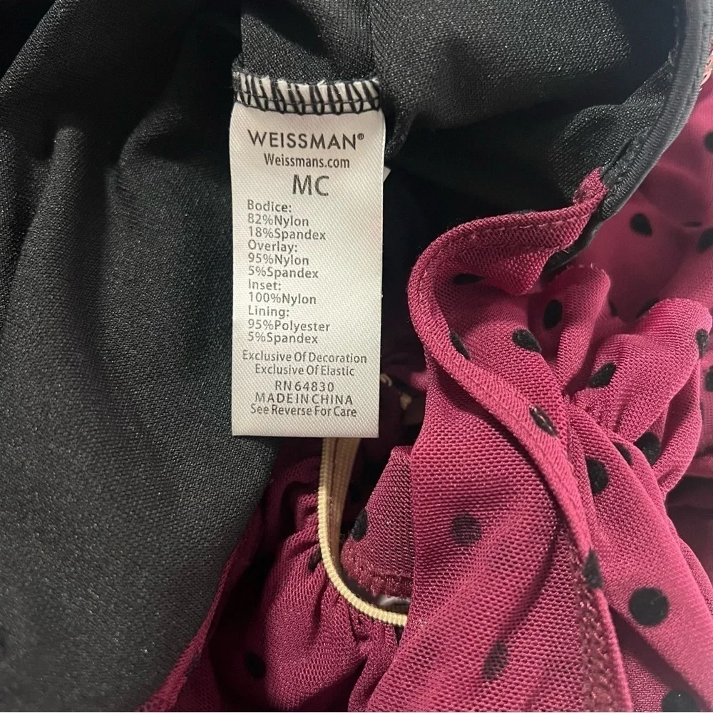 Weissman Showtime MC Medium (11-12) Hung Up Dance Costume 10877 Ballet Skating